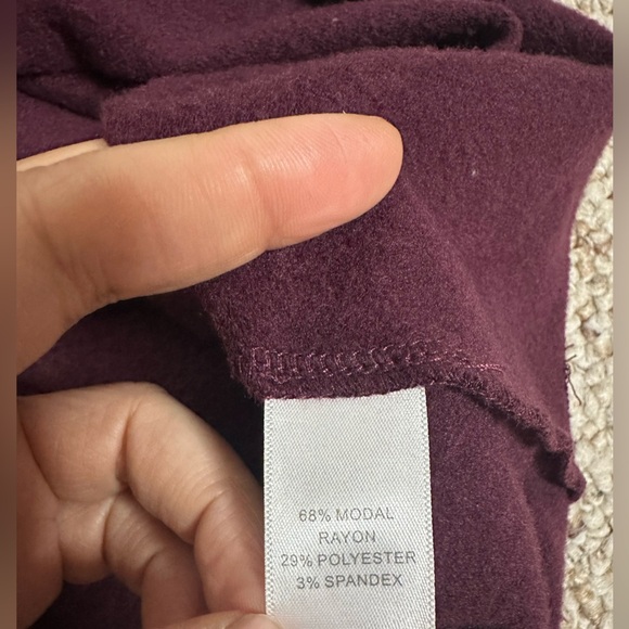 J.Jill Pure Jill long sleeve dress eggplant color size XL - Picture 9 of 9